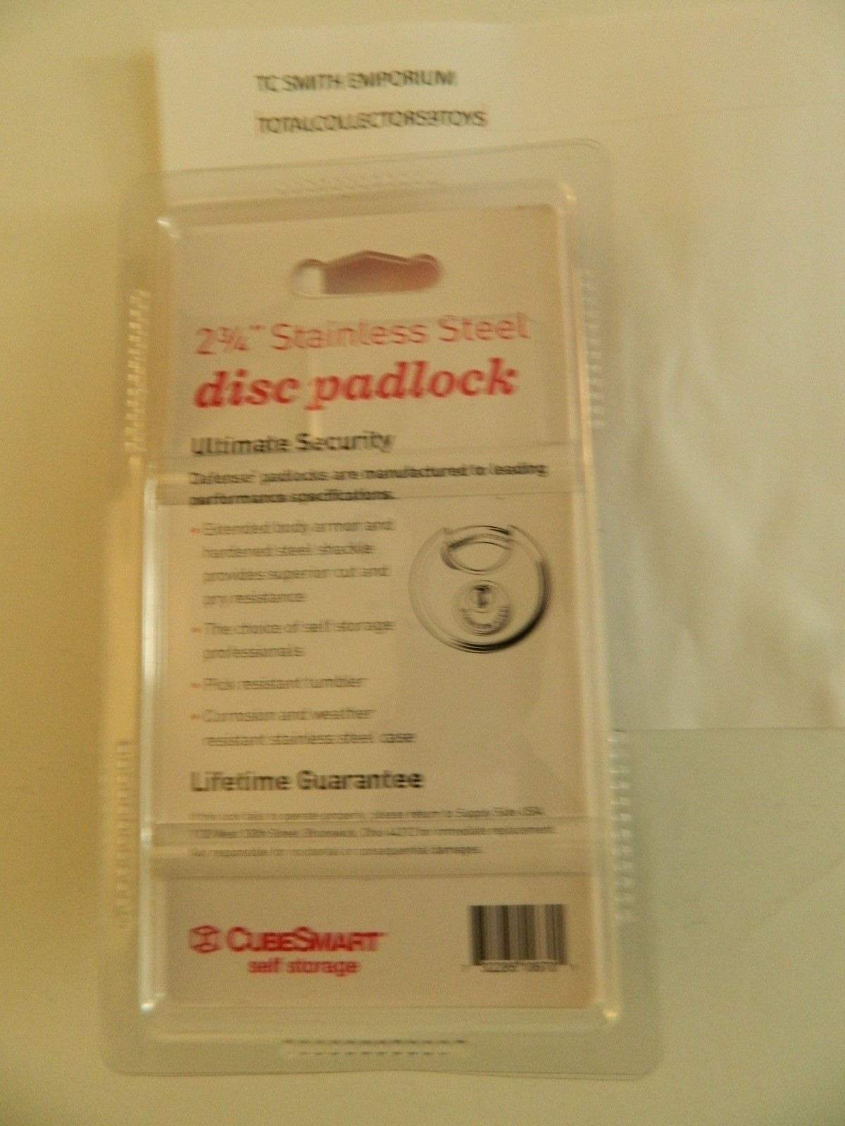 CubeSmart 2¾» Stainless Steel Disc Padlock