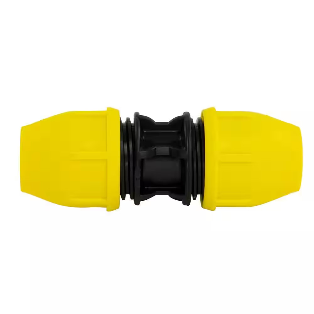 NEW Durable Underground Yellow Poly Gas Pipe Coupler 1/2in IPS DR 9.3