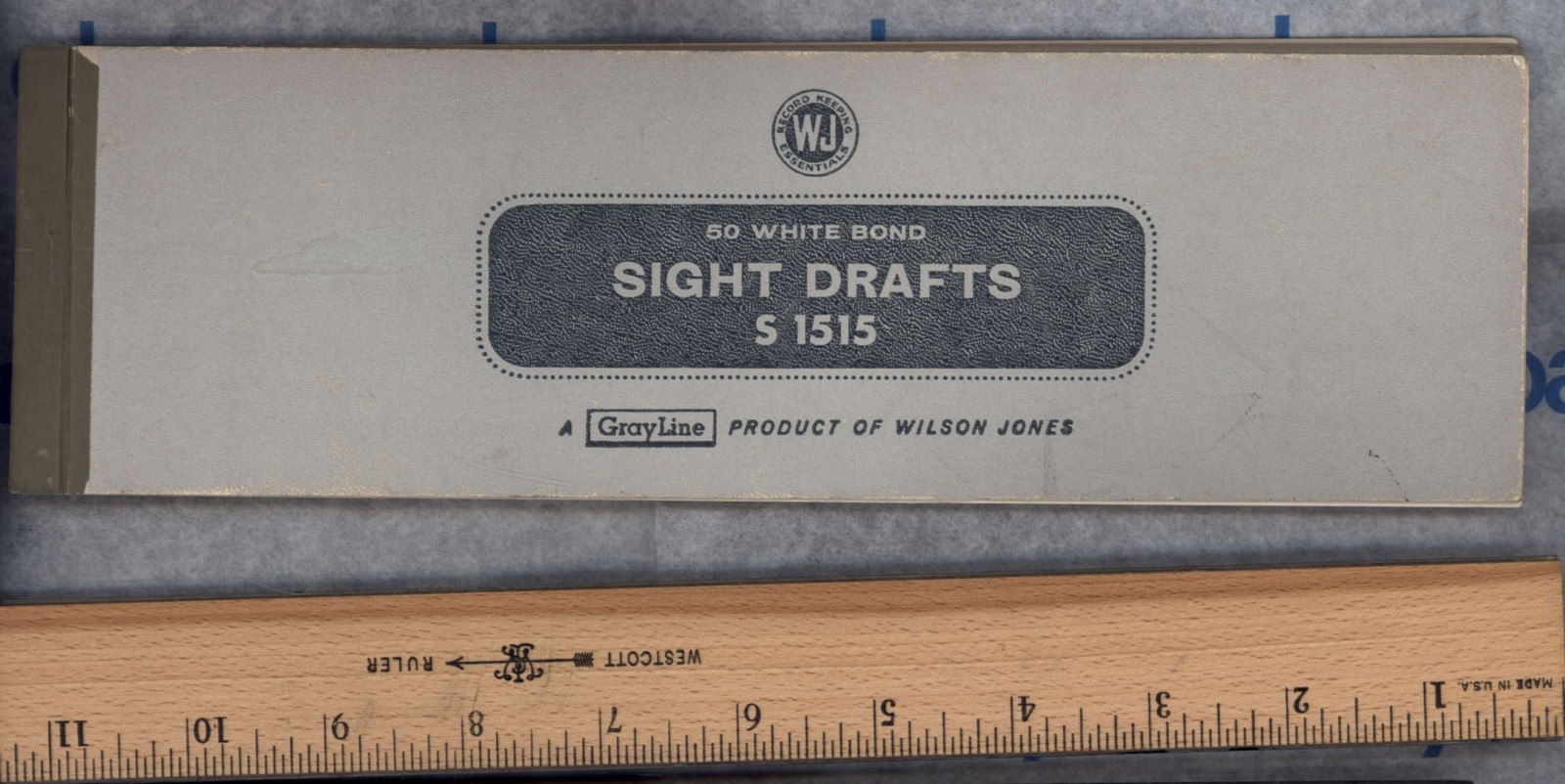 as found – WILSON JONES White bond SIGHT DRAFTS S1515 – not filled out
