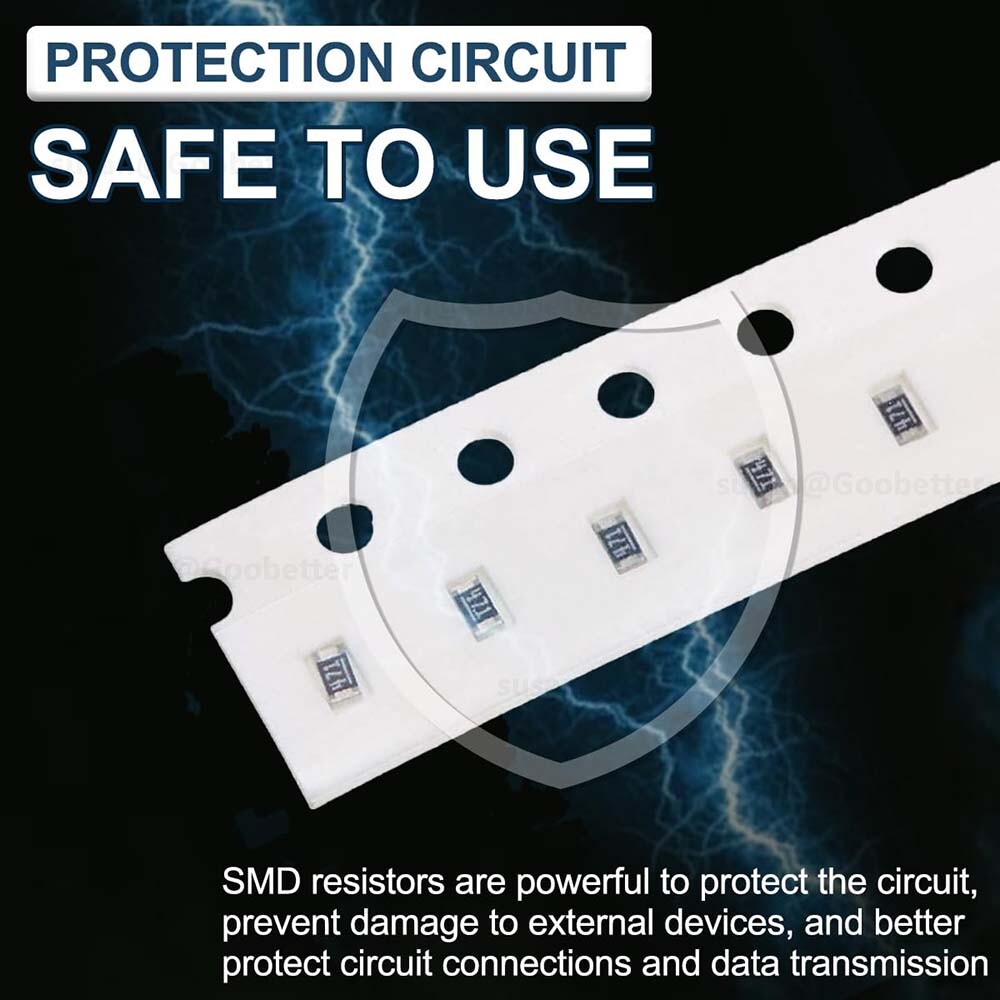 0603 SMD Resistors 0.1W 1% Tolerance Full Range Available 0 ohm to 10M ohm