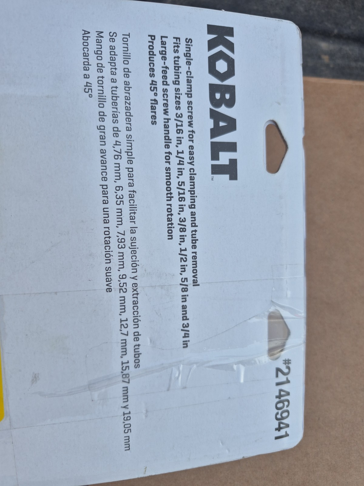 Kobalt Heavy Duty Flaring Tool 2146941 Good Working Condition NEW open box