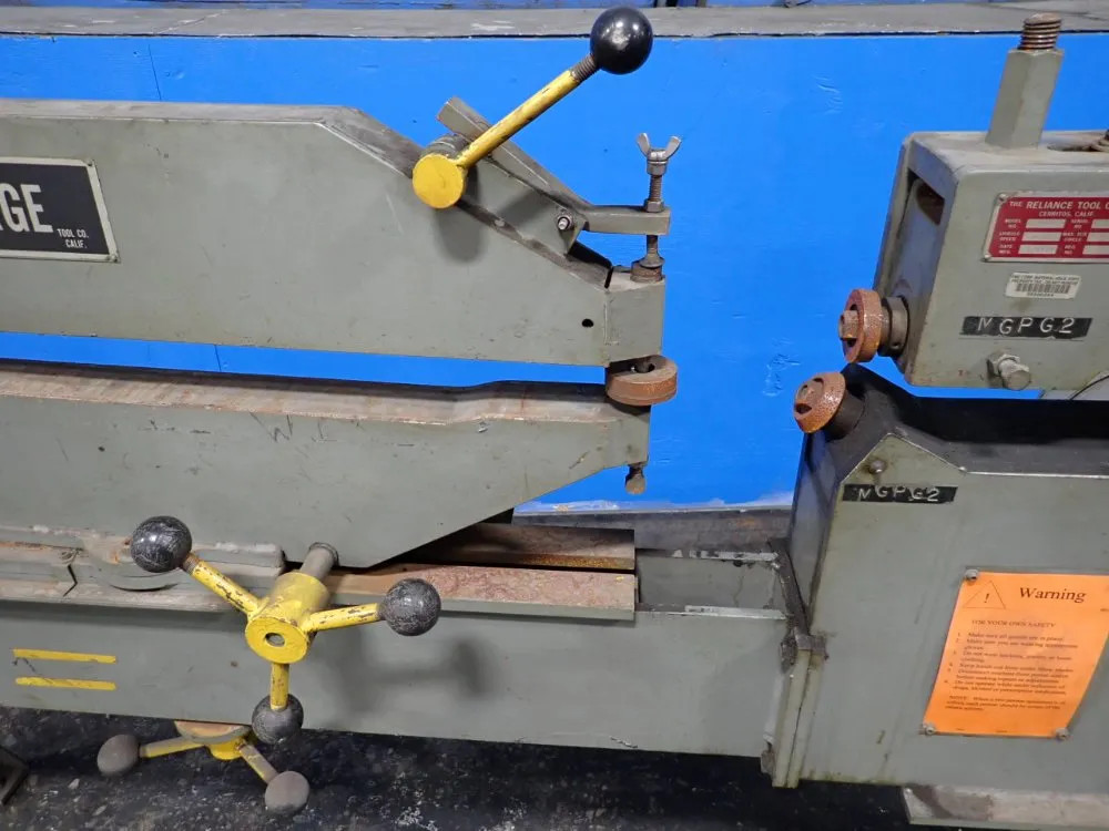 RELIANCE TOOL CO. CS 24H5274 BY GEORGE POWERED ROTARY CIRCLE SHEAR 52″ 02261