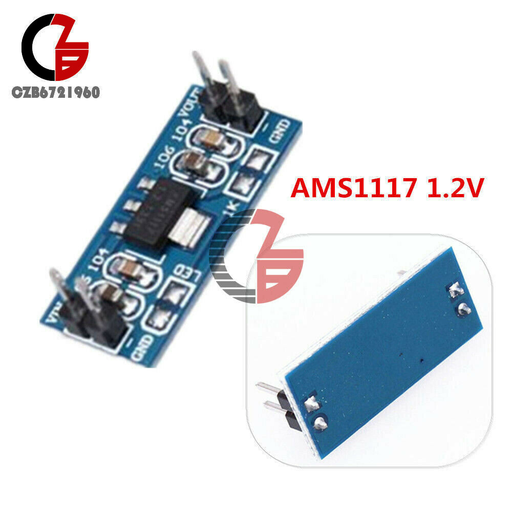 5PCS AMS1117 1.2~5V DC Jack Step down Buck Voltage Convertor Power Supply Module