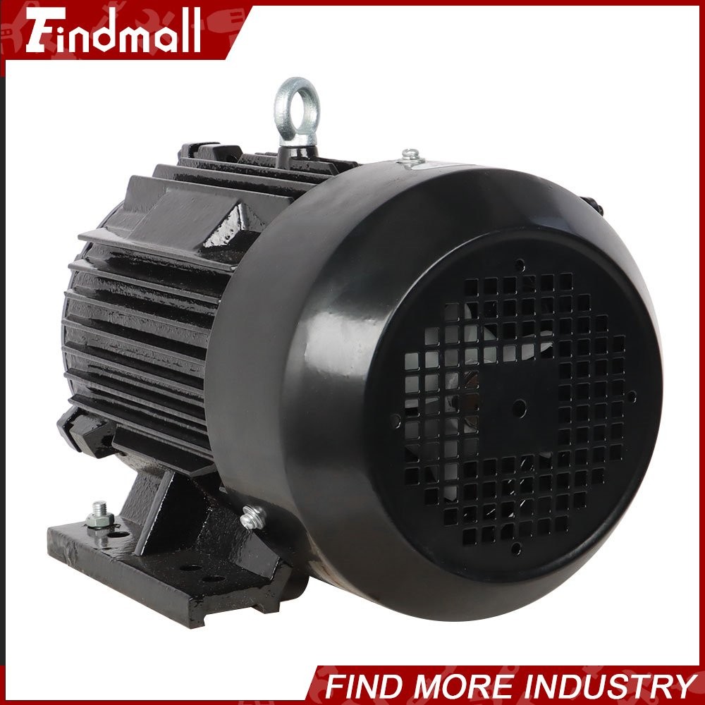 5 HP 3 Phase Electric Motor 1800 RPM 184T Frame TEFC 230/460 Volt Severe Duty