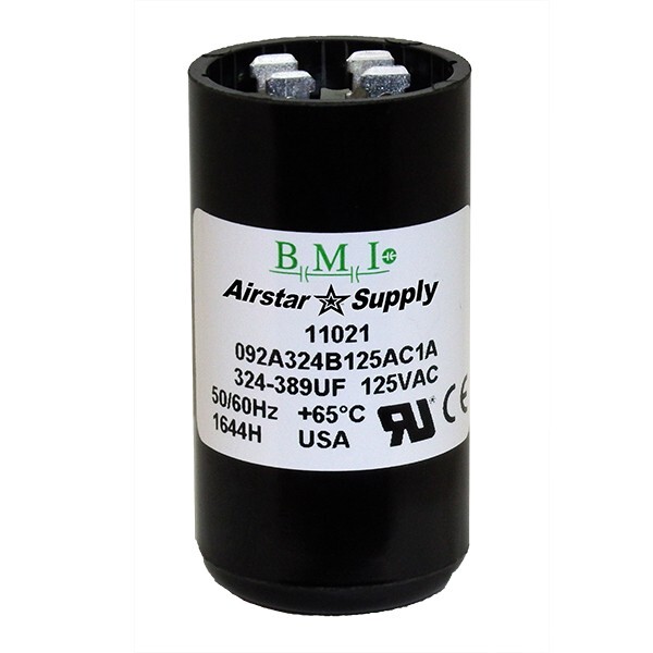 324-389 uF x 110/125 VAC – BMI Start Capacitor – Made in the USA