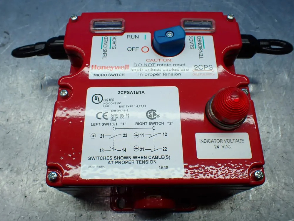 HONEYWELL 2CPSA1B1A MICROSWITCH SAFETY CONTROL EMERGENCY STOP 08171040260