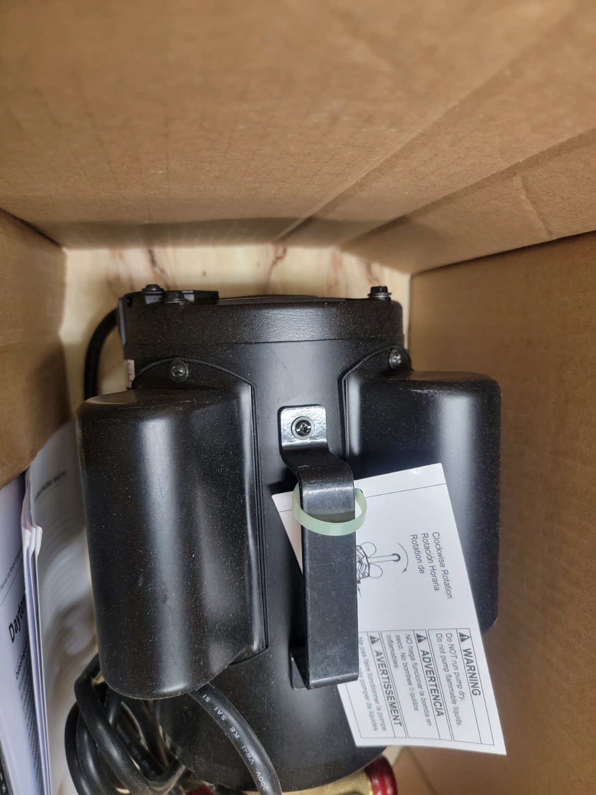 Dayton 3Acb9 Pump,Bronze,1/3 Hp,115/230V,7.2/3.6 Amps