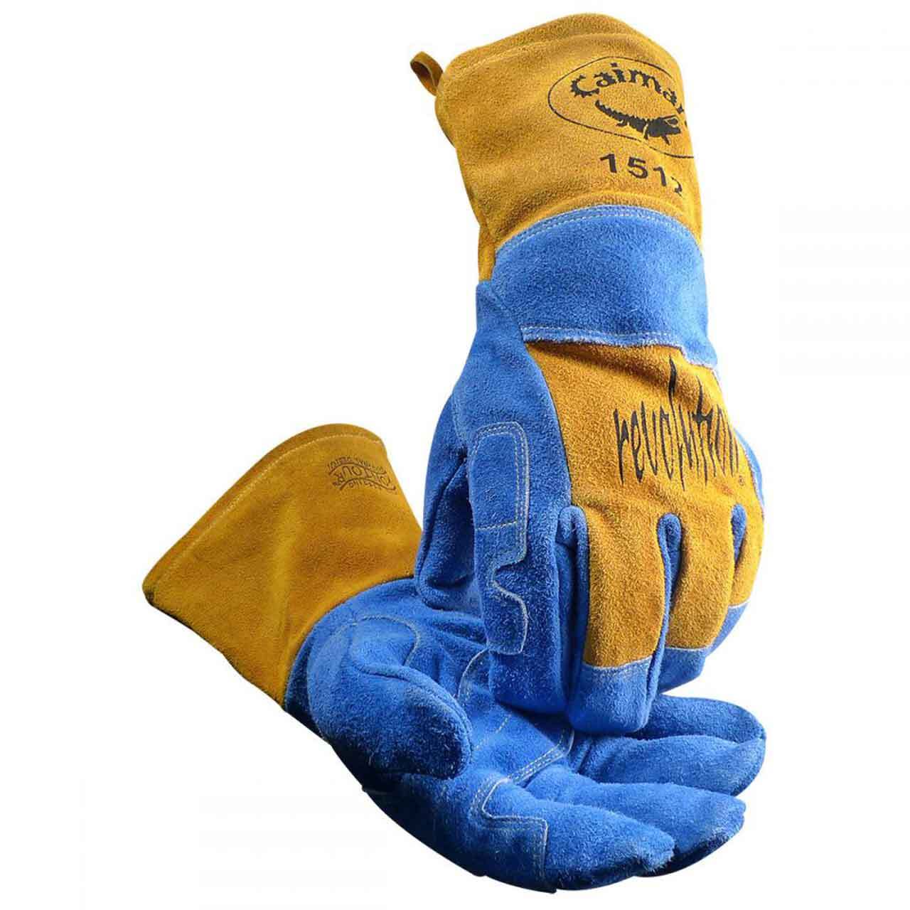 Caiman 1512 Cowhide Kontour Pattern Wool Insulated Stick MIG Glove OSFM