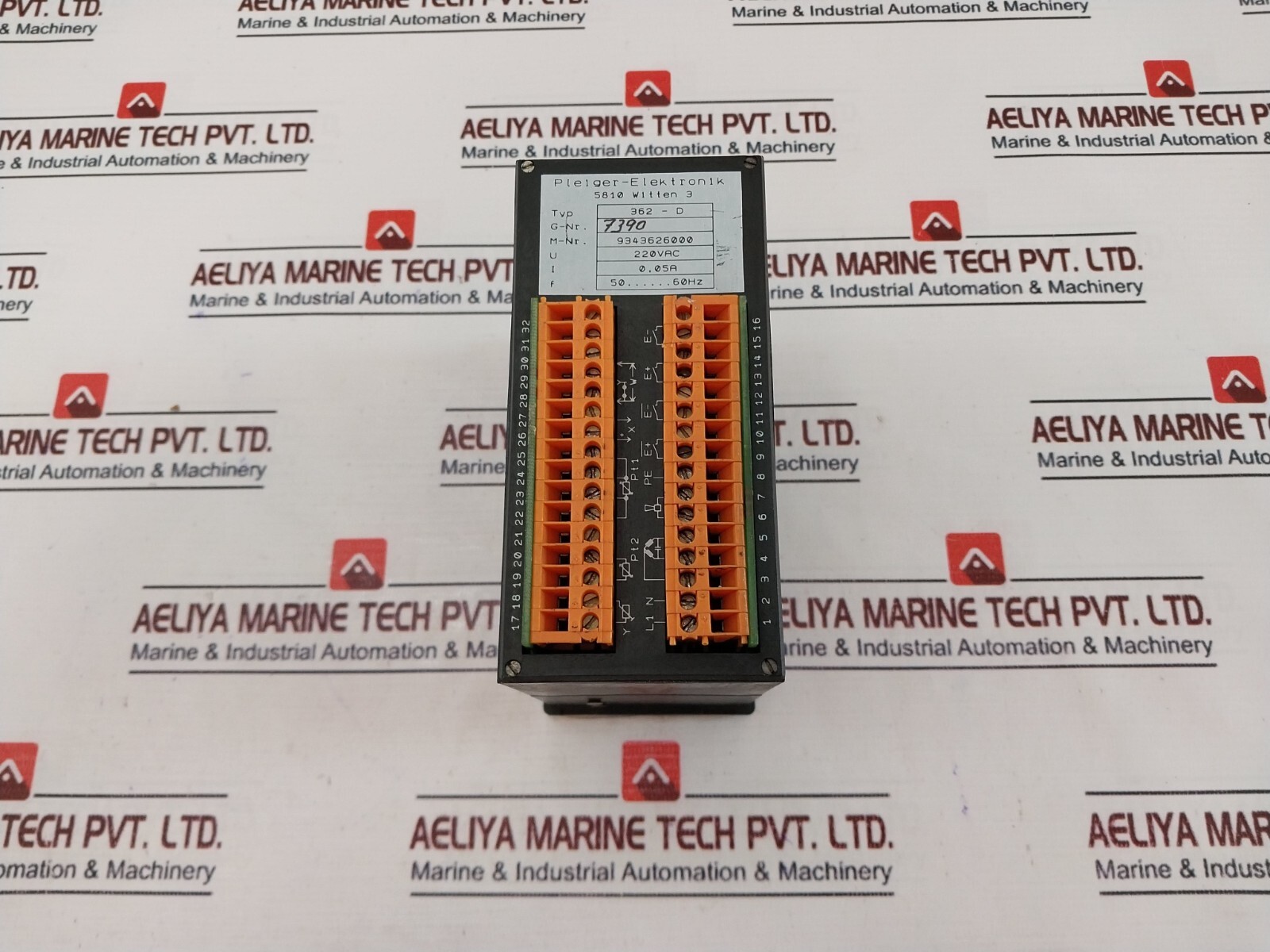Pleiger-Elektronik 362-D Controller 0.05A 220VAC 50/60Hz