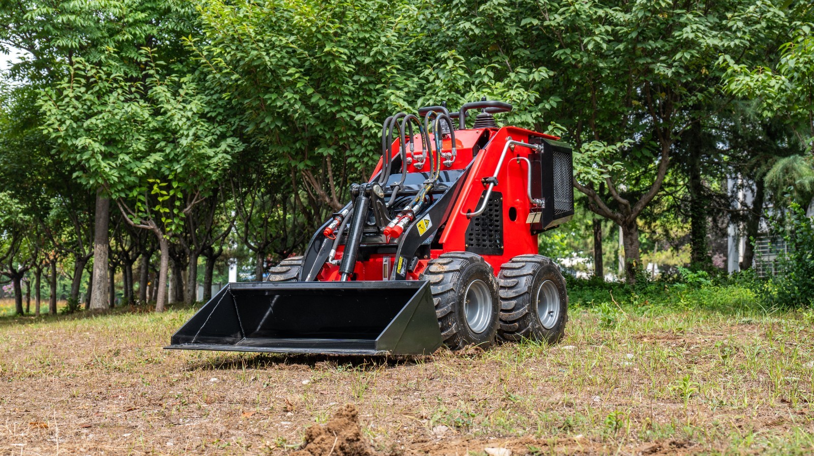 GA/TX pickup 320kg Wheel Type Mini Skid Steer Loader 13.5HP B&SEngine