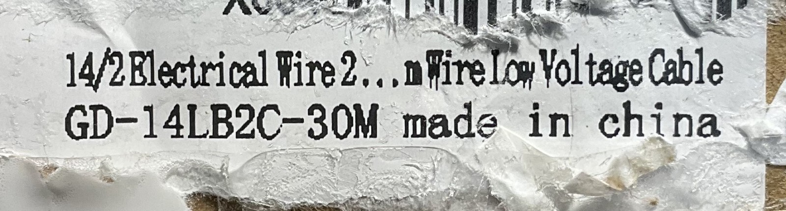 Gosdeng 14awg Low Voltage Landscape Wire 100ft/30.5m – Brand New