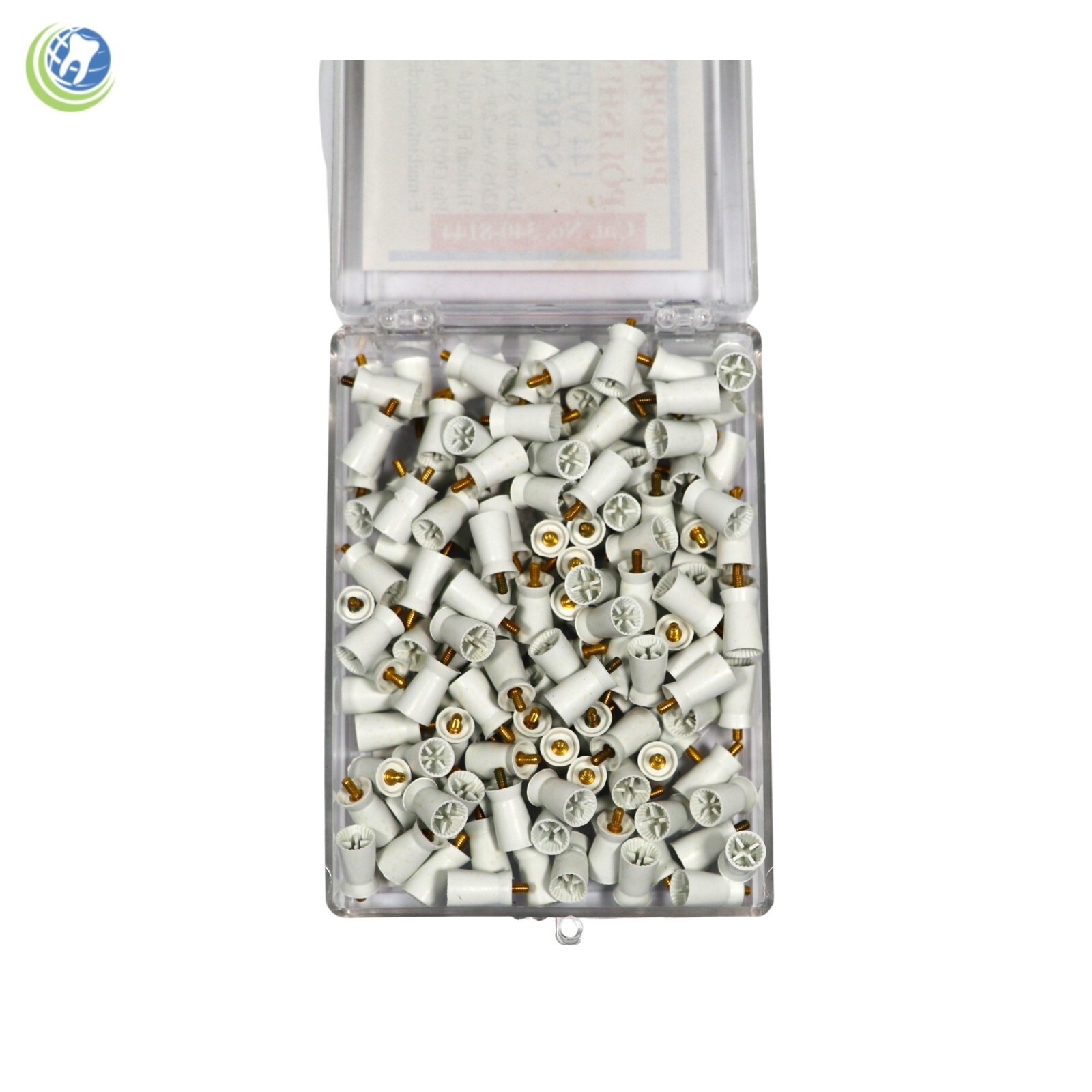 Dental Polishing Prophy Prophylaxis Cups Screw On Webbed Silicone 144pc/Box