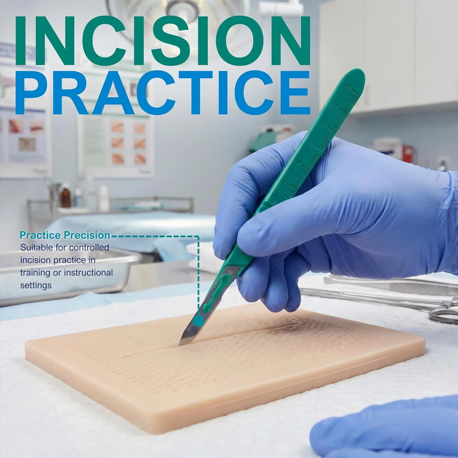 MED PRIDE Sterile Disposable Surgical Scalpels 10 Pack, Individually Wrapped Pro