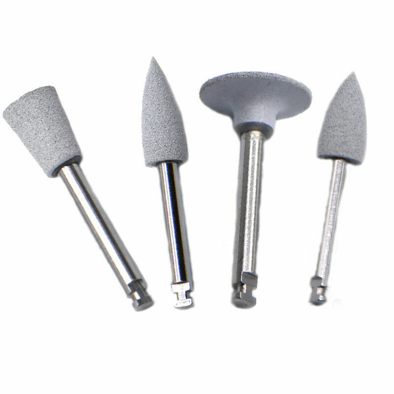 5-100 Pcs Dental Low-speed Composite Polishing Grinding Silicone Rubber Head Bur