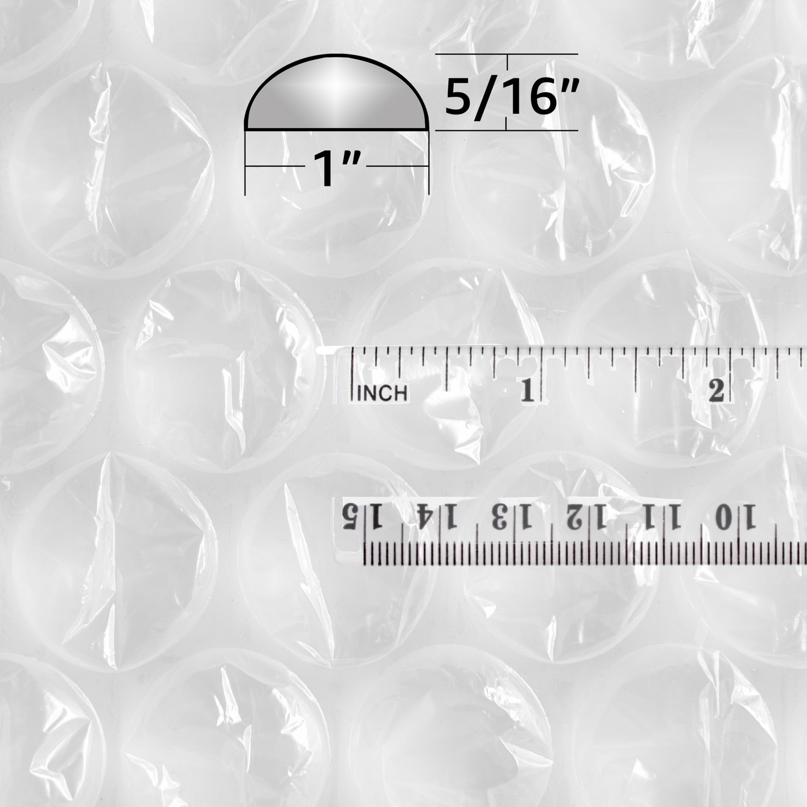 UBMOVE Medium Bubble Roll Wrap 12″ wide x 30′ perforated 5/16″ Bubbles
