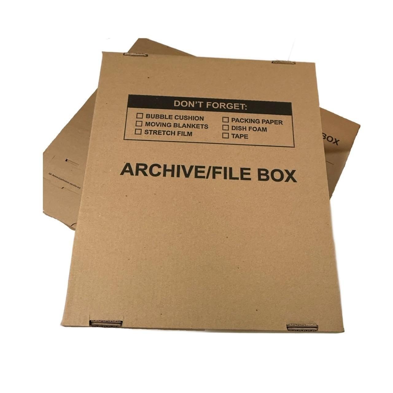 20 – Pack 18x15x14 Medium Standard File Storage Moving Box with Lid…