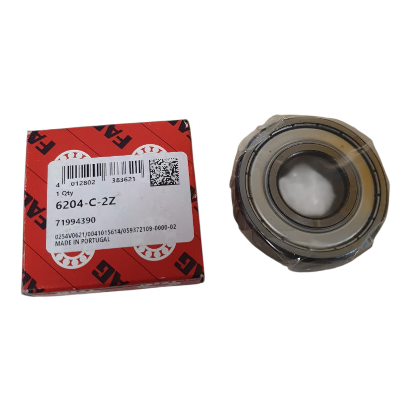 Lot Of 2 FAG 6204-C-2HRS Ball Bearing