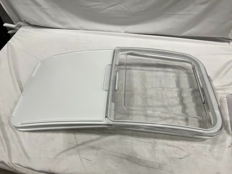 Rubbermaid FG9F7800CLR Replacement Lid with Scoop