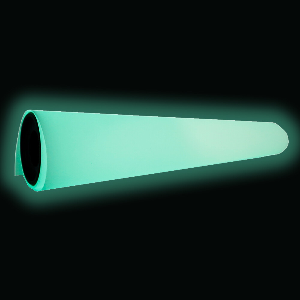 CALCA 11.8in x 32.8ft Glow in the Dark Luminous DTF Film Roll,Cold Peel
