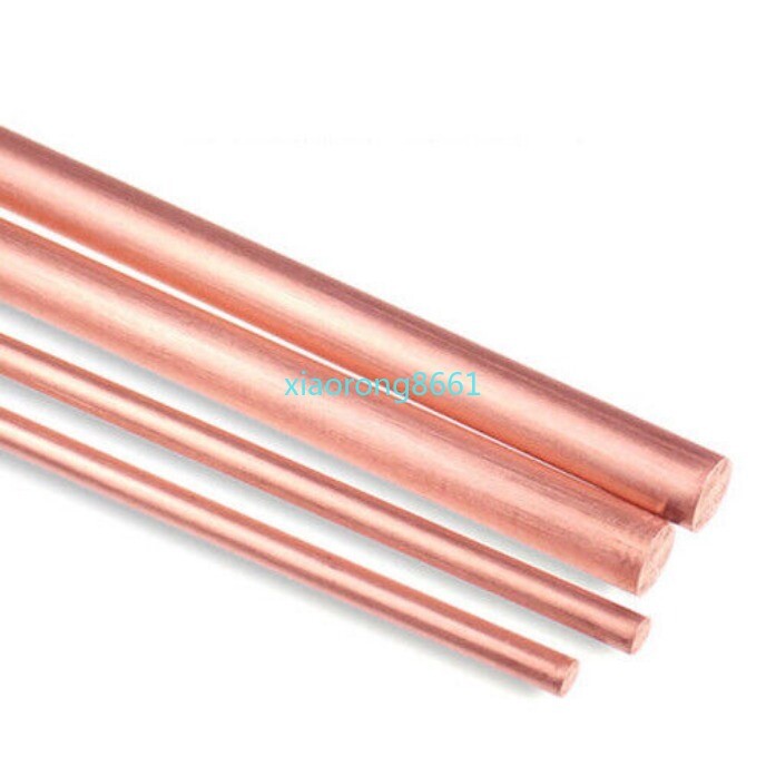 1PC Pure Copper Rod 99.9% Round Bar Stick Dia 3mm -10mm Length 100/ 150/ 250mm