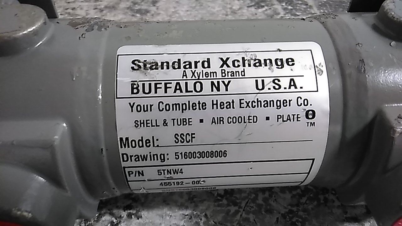Standard Xchange SN516003008006 1 In NPT Shell 3/4 In NPT Tube Heat Exchanger