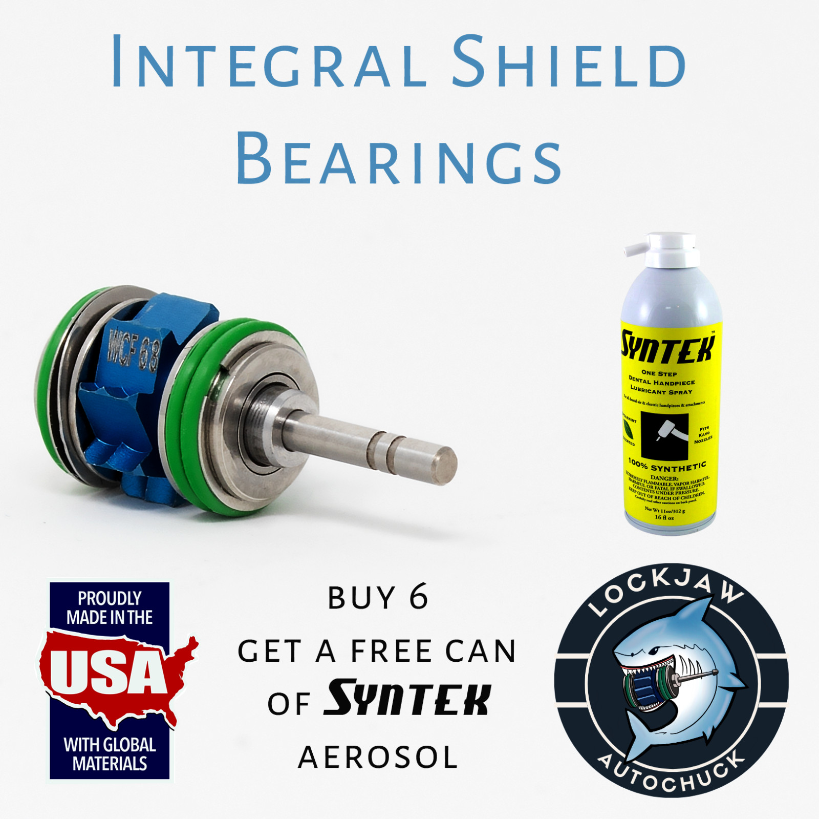 Star 430 SWL Push Button Turbines INTEGRAL SHIELD Ceramic Bearings Lot of 6