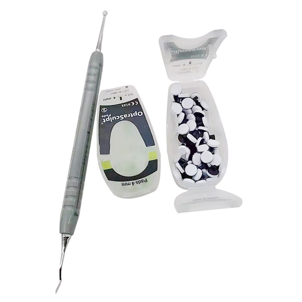 Dental OptraSculpt Foam Pads Kit Veneer Composite Resin Filling Spatula Handle