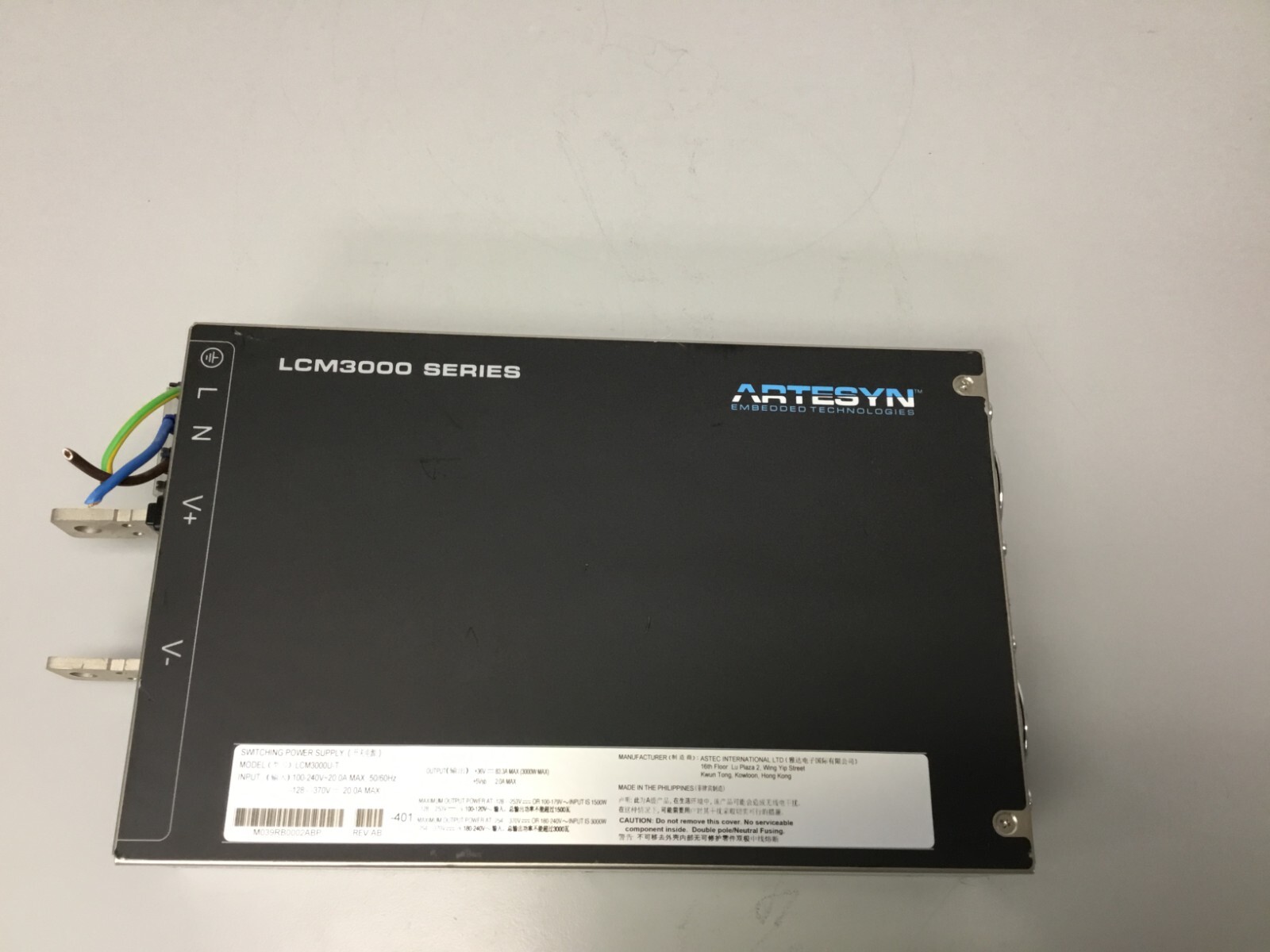 Artesyn LCM3000U-T Series 3000W AC-DC Switching Power Supply !!GOOD CONDITION!!!