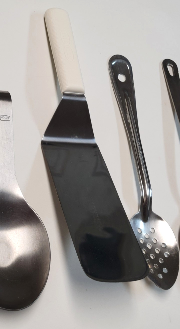 Dexter Russell Spatula Amco Spoon Rest Wolfgang Puck Vollrath Spoons MIXED LOT