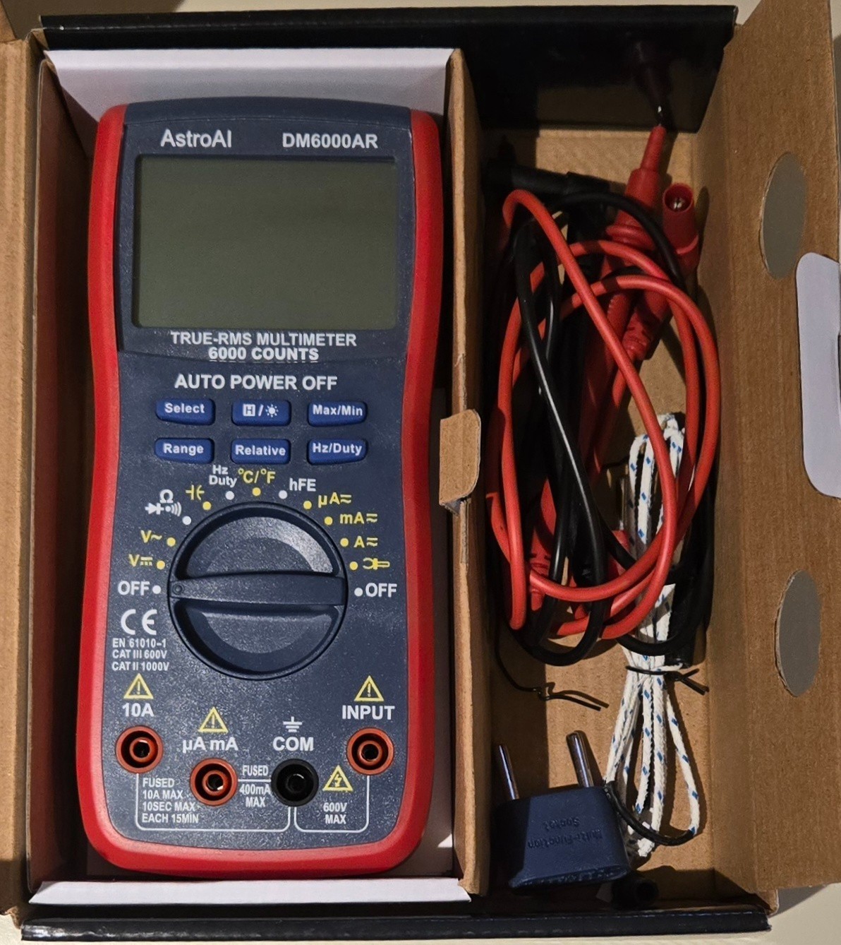 AstroAI Digital Multimeter TRMS 6000 Counts Voltmeter Ohmmeter – BRAND NEW