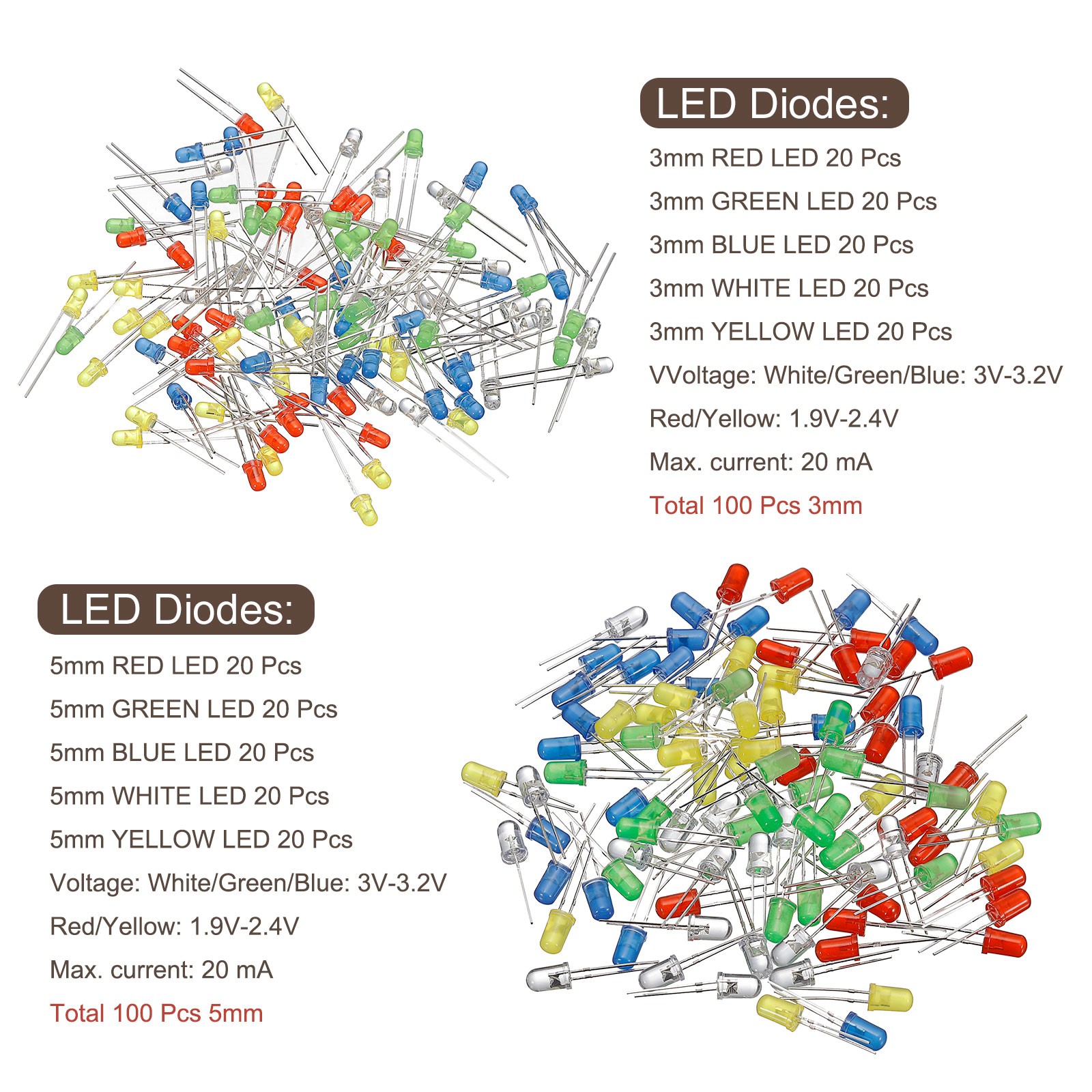 1490 x Electronics Component Assortment Kits Metal Film Resistors
