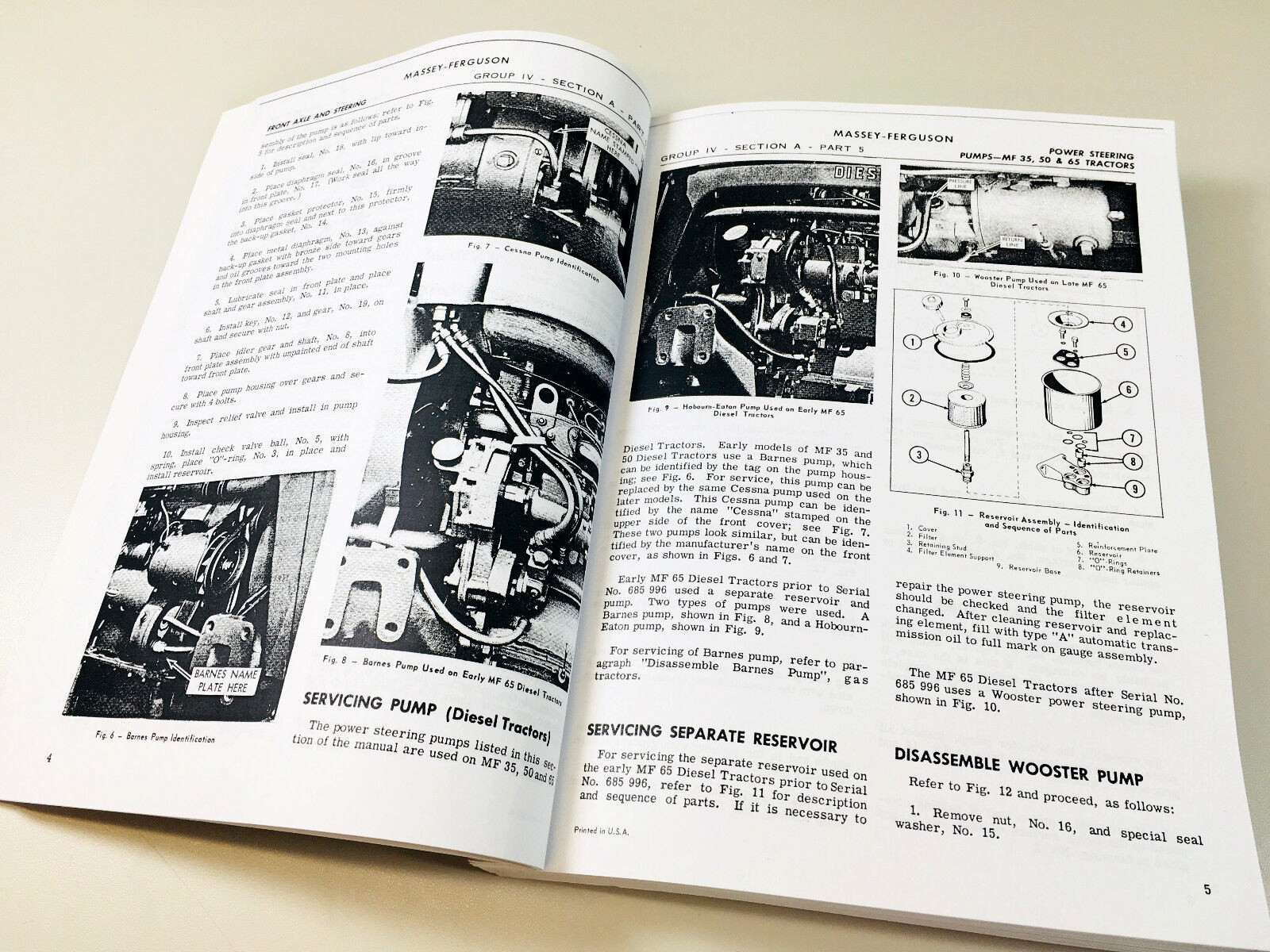 30 35 50 Tractor Service Manual Massey Ferguson MF 35 50 MF30 MF50 TO35 F-40