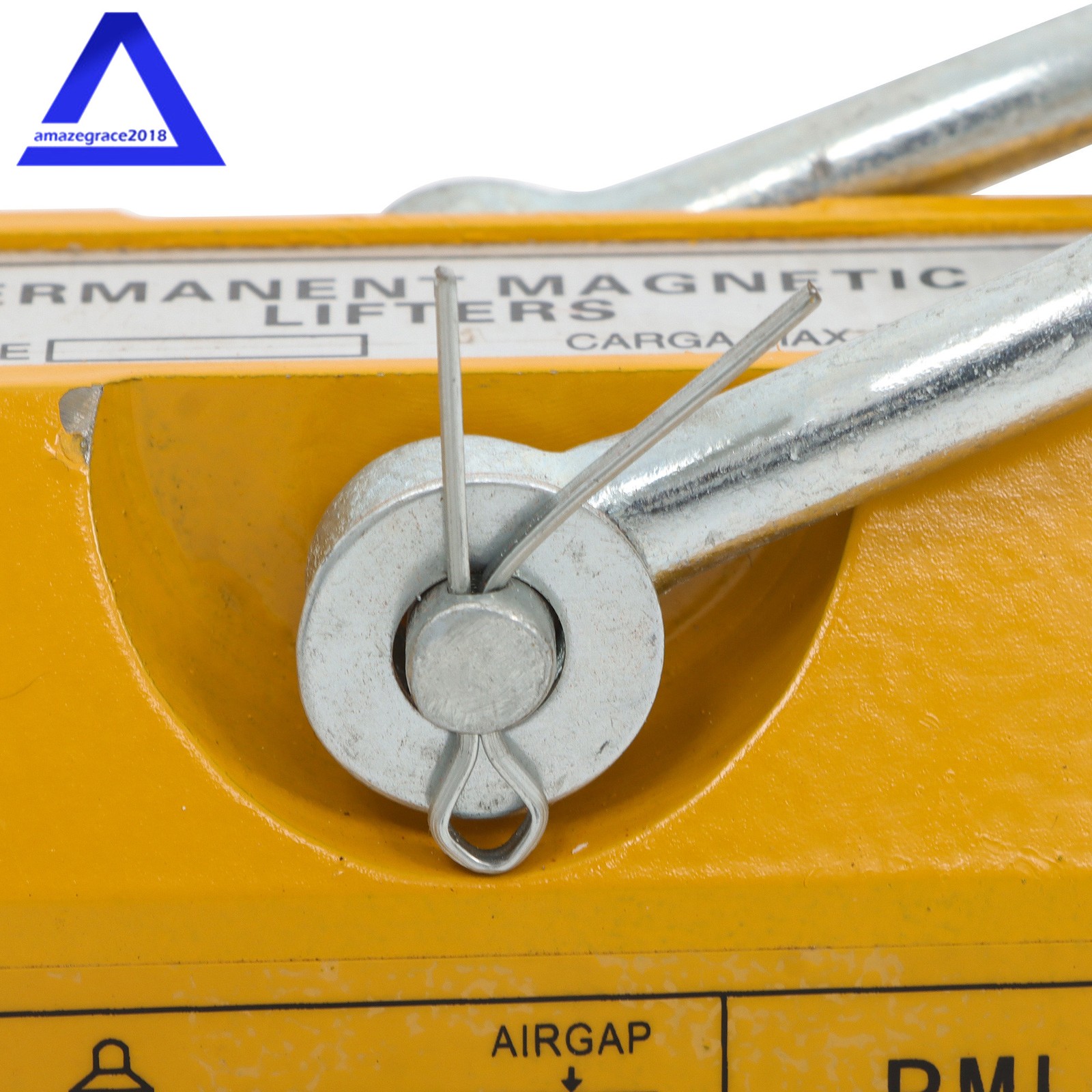 Magnetic Lifter Lifting Magnet 440 lbs/200 kg 2.5 Safety Factor Neodymium Hoist
