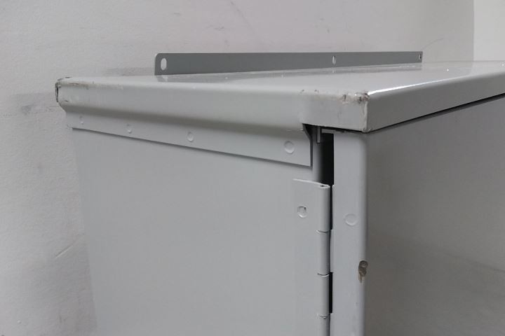 Hoffman A36R3612HCR 36 In Height 36 In Width 12 In Depth Gray Steel Enclosure