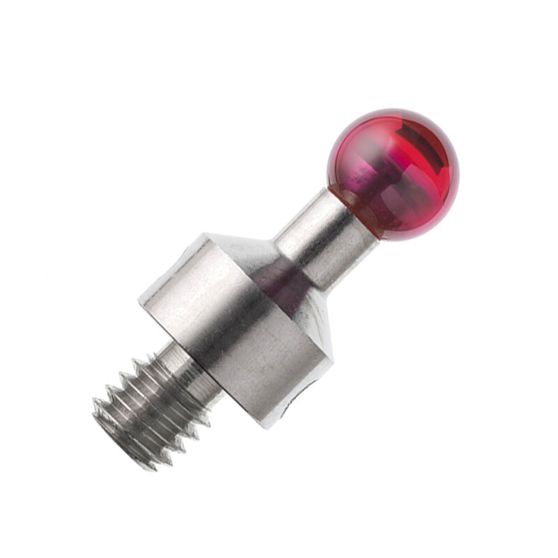 CMM Touch Probe for A-5000-6350 M4*D5.0*L10mm 5mm Ruby Ball Stainless Steel Stem