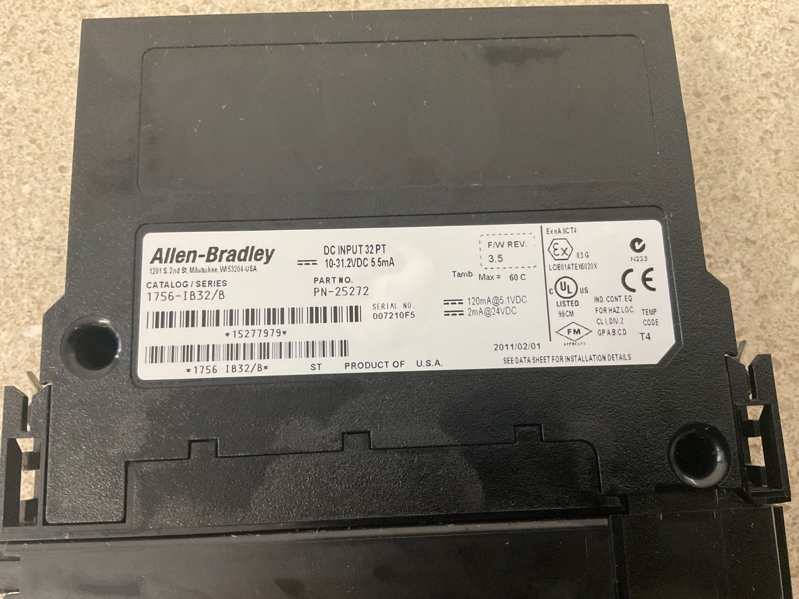 Allen Bradley 1756-IB32