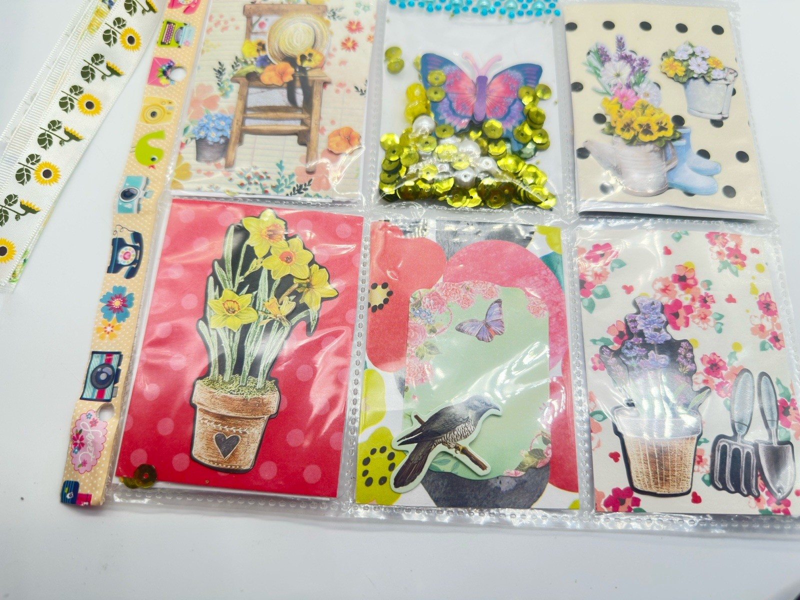 Junk Journal Small 4×4 With Coffee Dyed Paper Plus Pocket Letter All Handmade