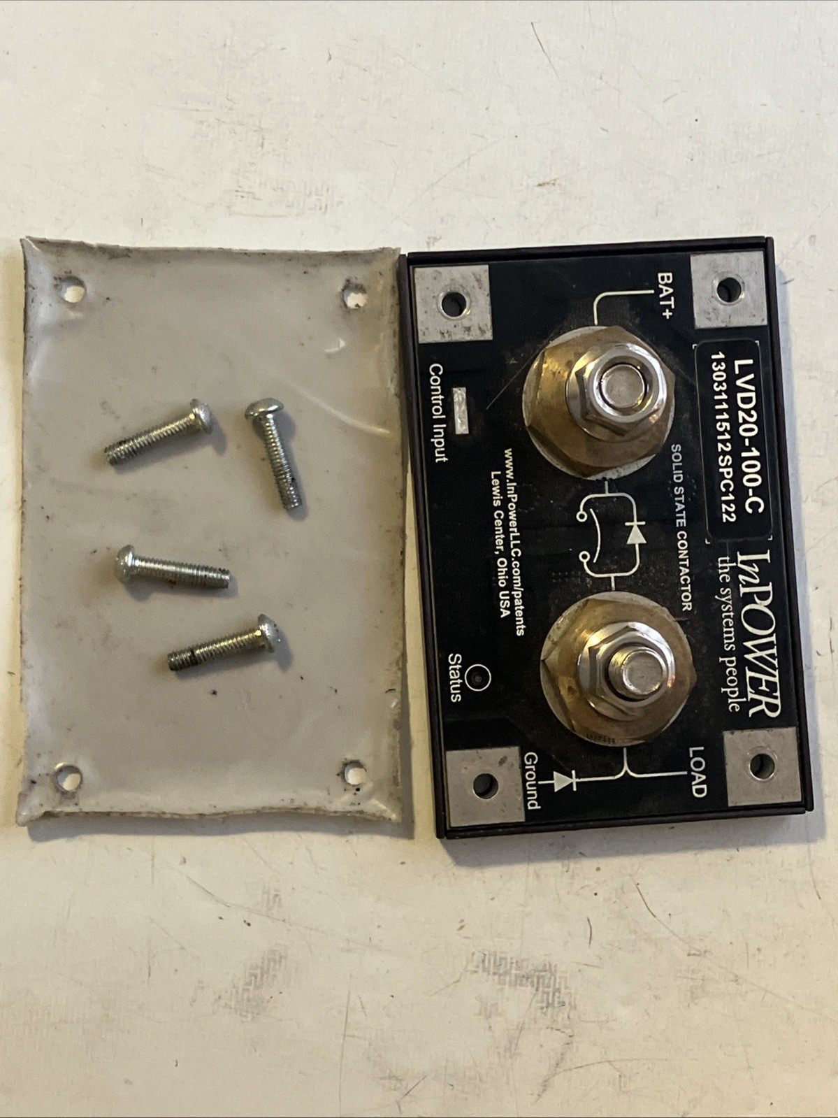 InPower Low Voltage Disconnect 150 Amp LVD20-100-C SPC122 solid state contactor