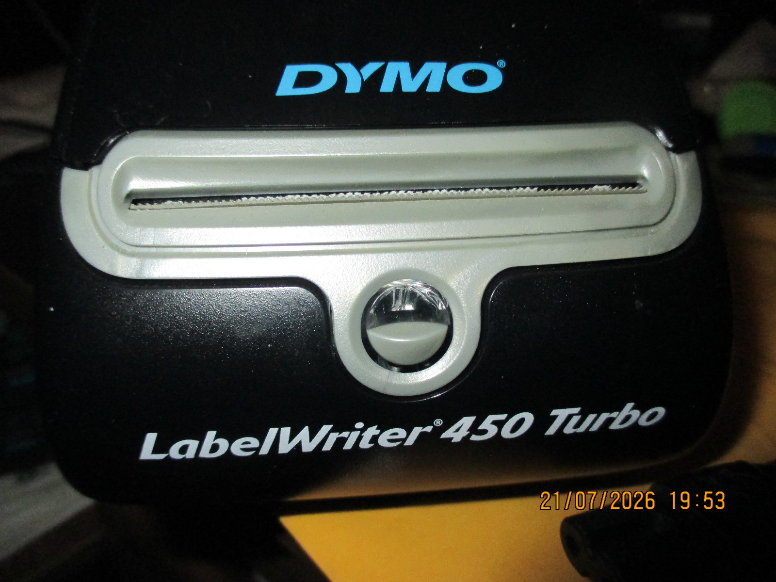 Dymo LabelWriter 450 Turbo Thermal Label Printer – Black (1750283) w/7 labels
