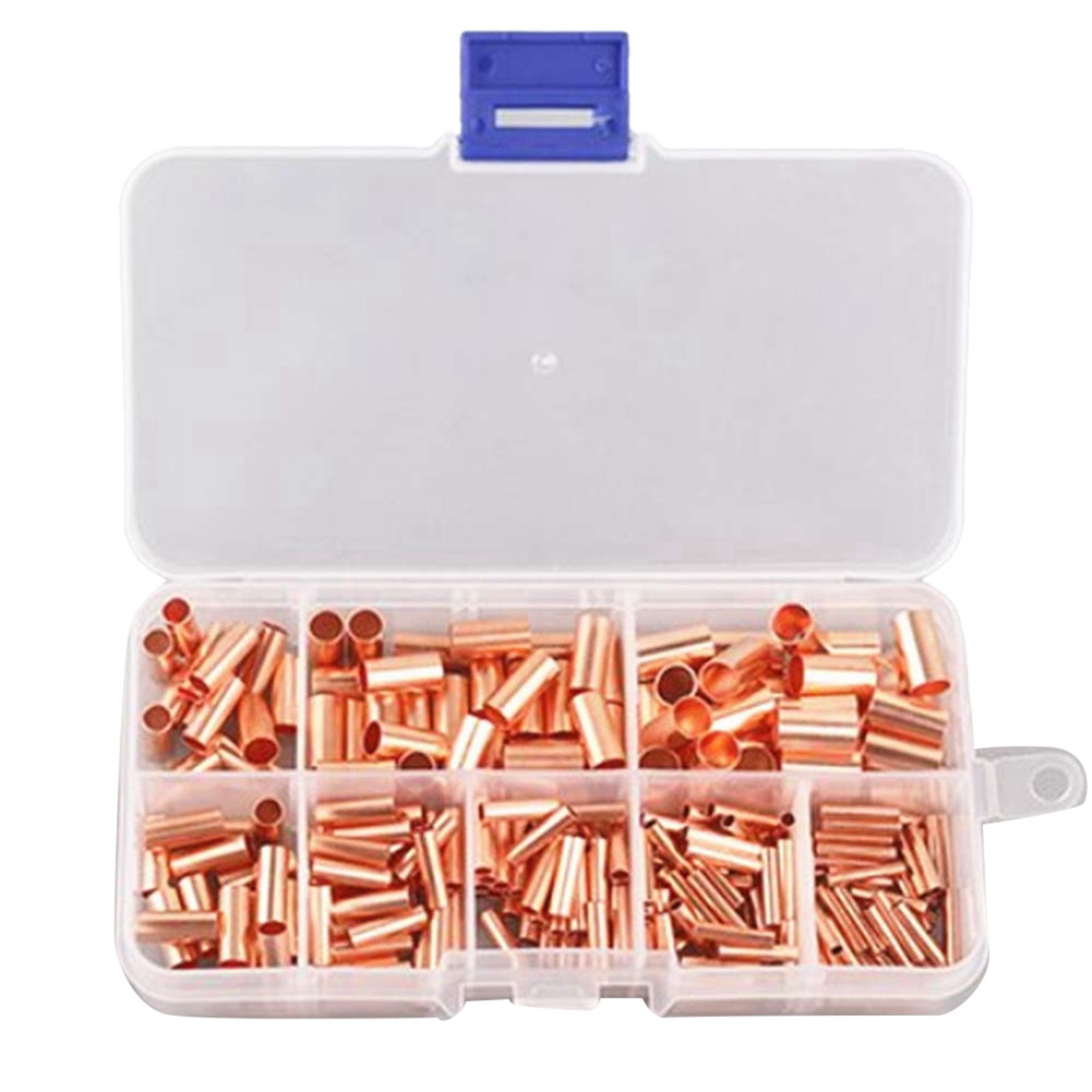 500 Piece GT Copper Interconnect Pipe Wire Connector, Small Copper 4595