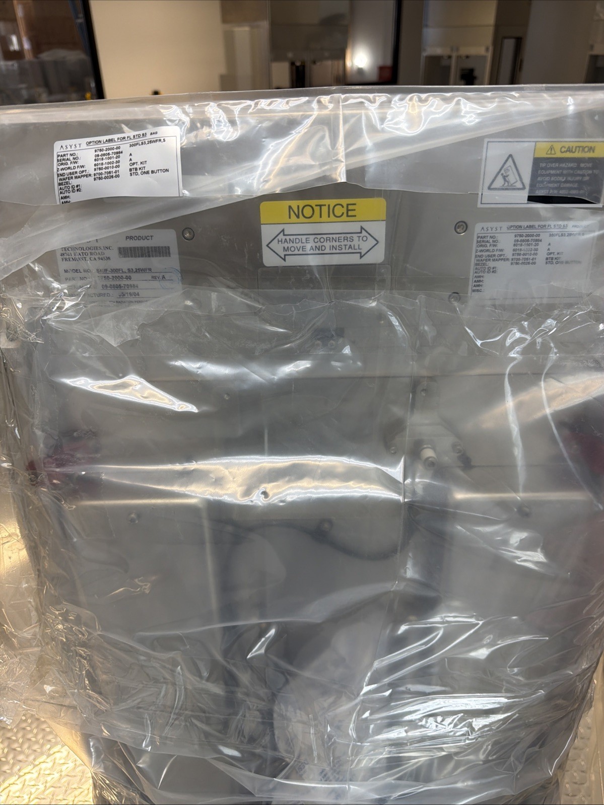 ASYST 300mm EFEM WAFER LOAD PORT SMIF-300FL S3 25WFR 9750-2000-00