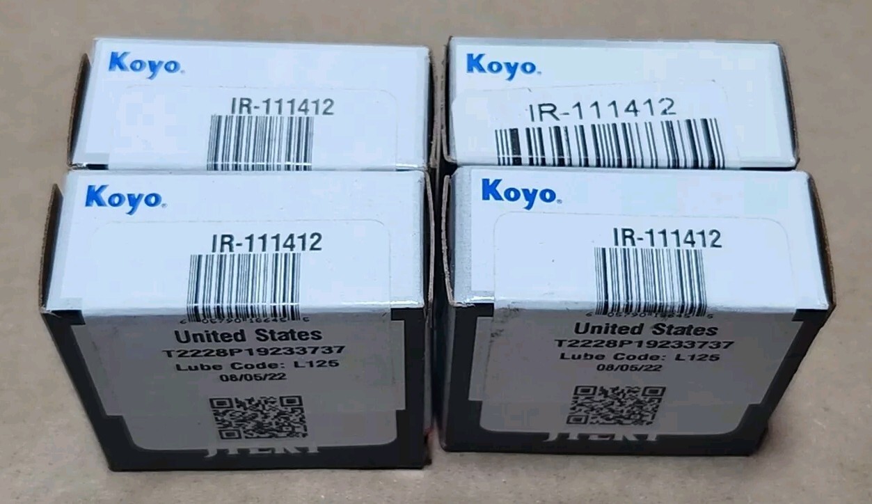 *BRAND NEW* [4] Koyo IR-111412 Inner Ring .69 ID .88 OD .75 W + Warranty!