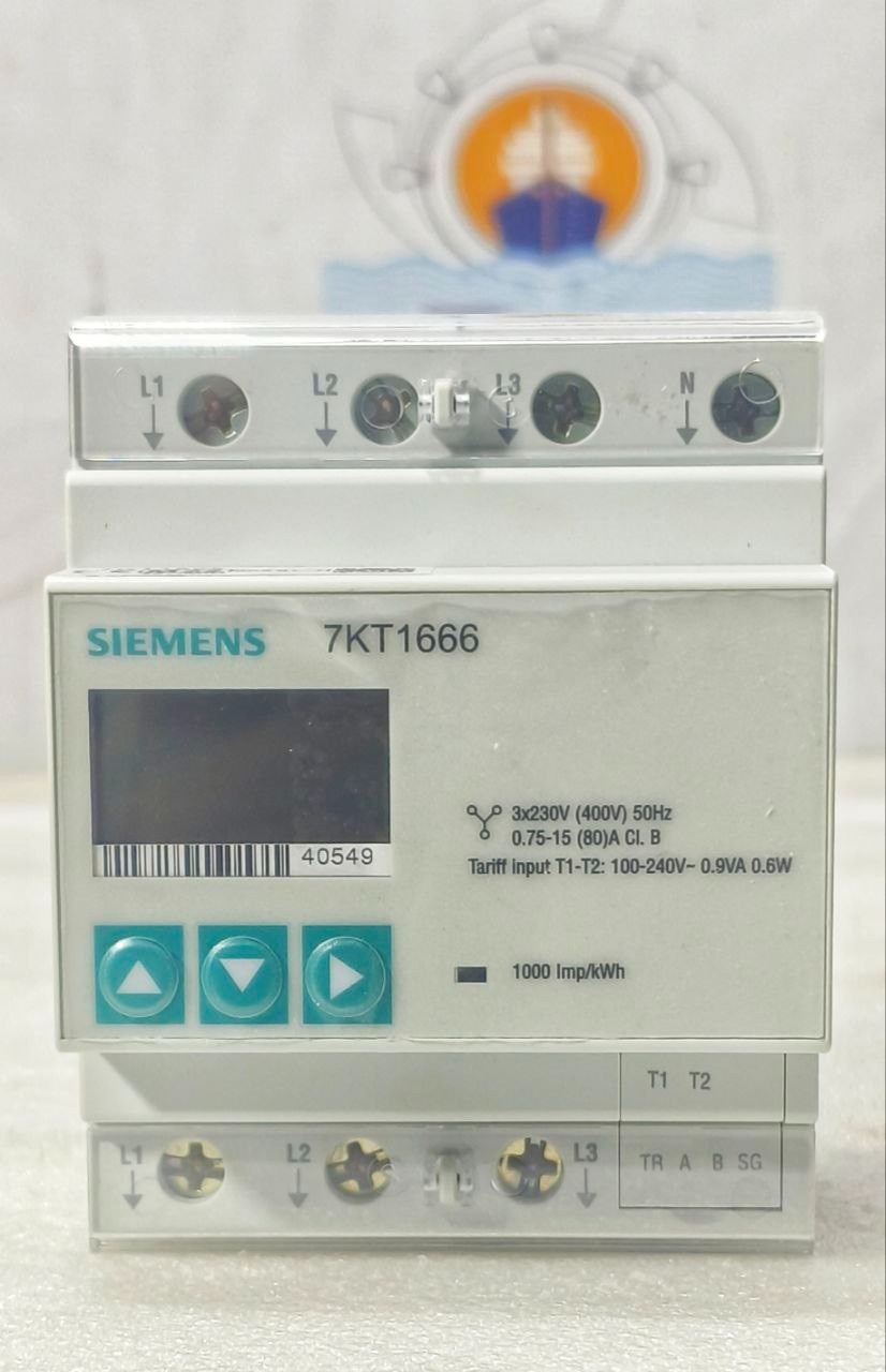 SIEMENS 7KT1666 100-240V AC 0.75-15 (80)A 0.9VA 0.6W ENERGY METER | FREE SHIP