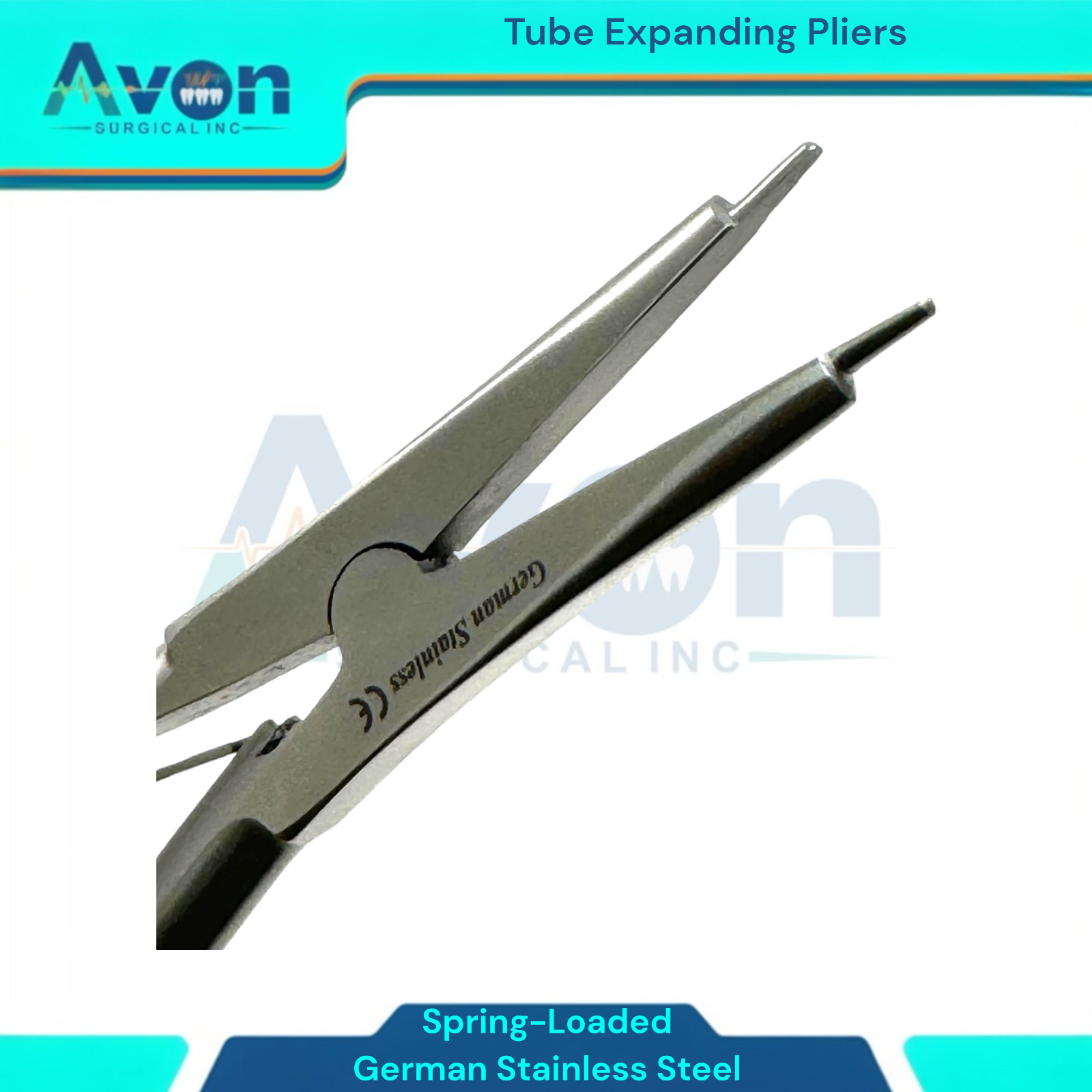 Multi-Function Tube Expanding Pliers, Hearing Aid Tubing Expander, Spring-Loaded