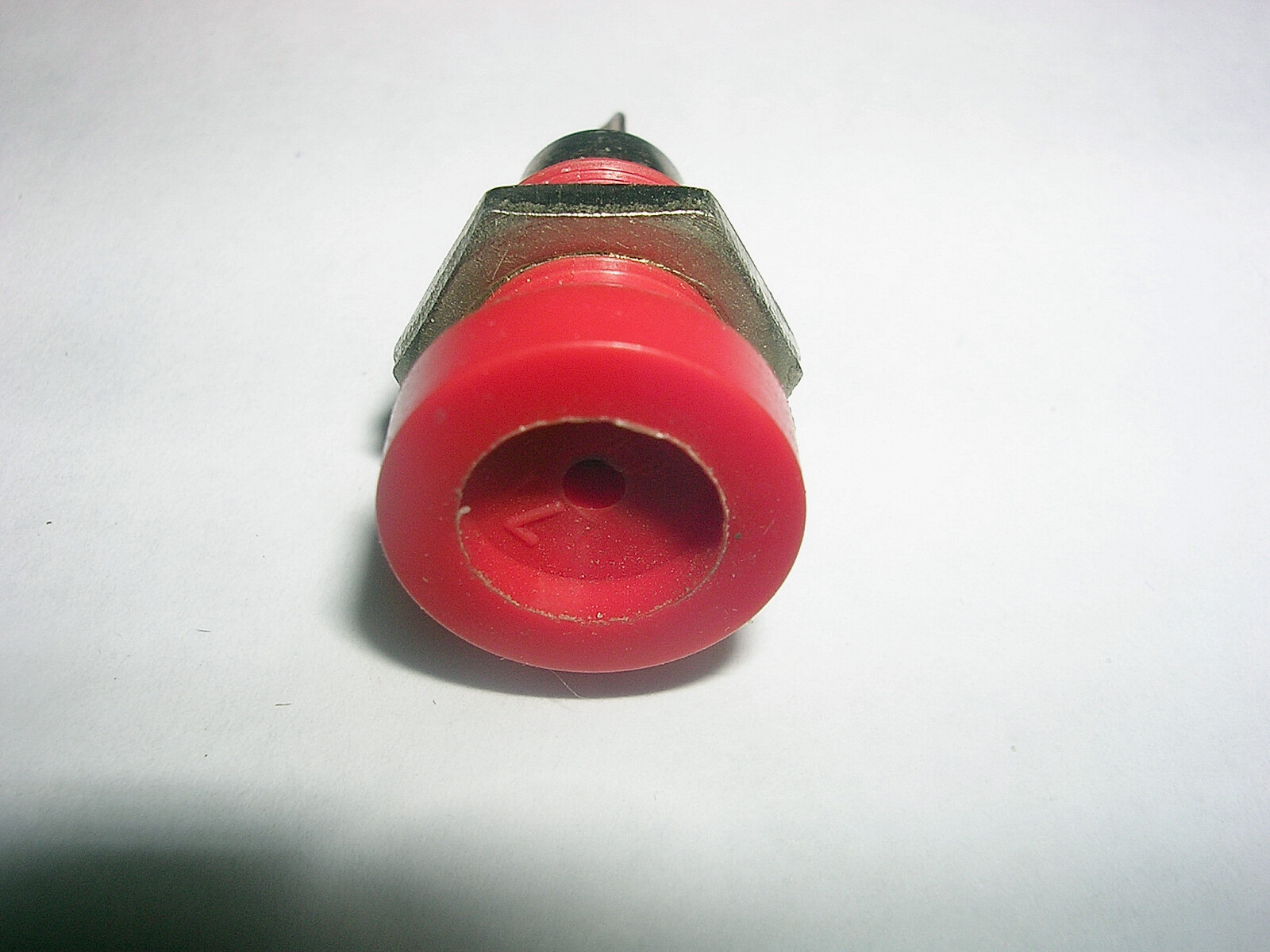 HH SMITH 241-102 PHONE TIP JACK PANEL MOUNT RED OR BLACK LOT OF (2)