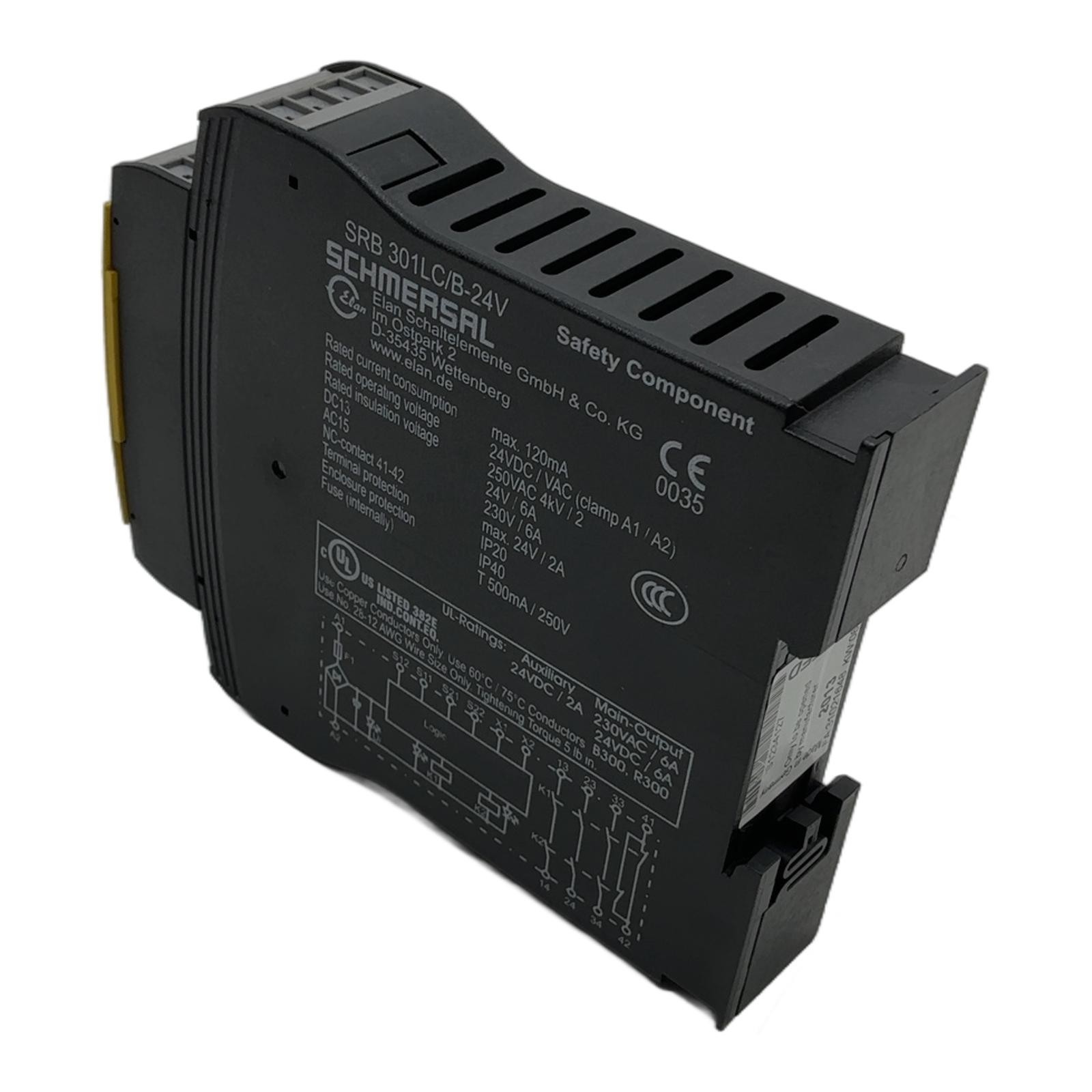 SRB301LC/B-24V 101163456 SCHMERSAL, Schmersal Safety Relay Module 24V SRB ……