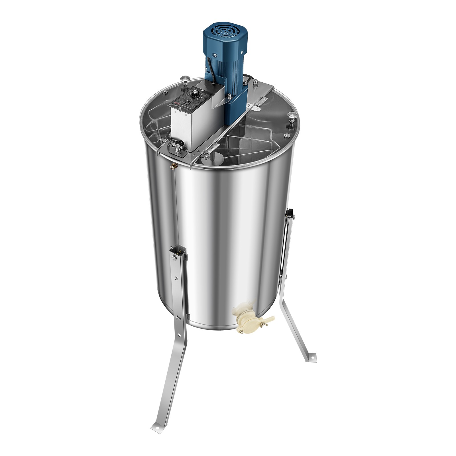 VEVOR Electric Honey Extractor 3 Frame Beekeeping Honeycomb Stainless Steel