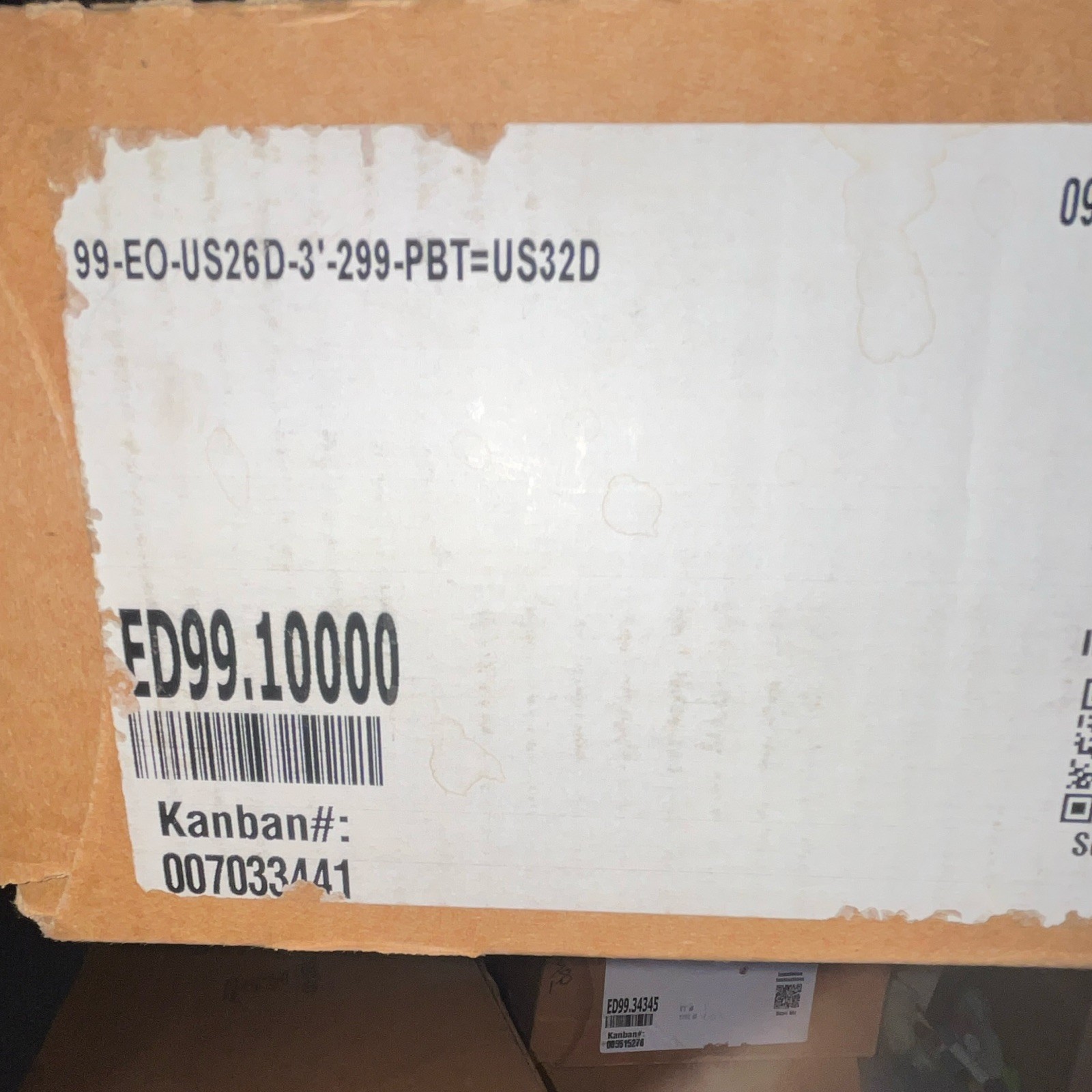 Lot of 2 ED99 ED99.10000 Access Control Equipment/Part 99-EO-US26D-3′-299-PBT