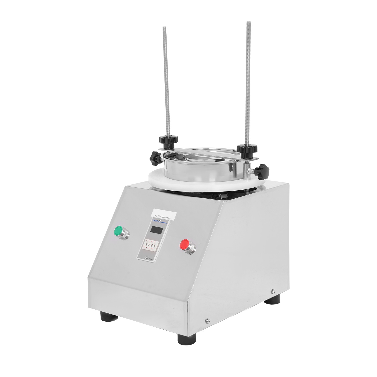 Electric Vibrating Sieve Shaker Sifter Machine w/ 200 Mesh Fit 75/100/200mm 110V