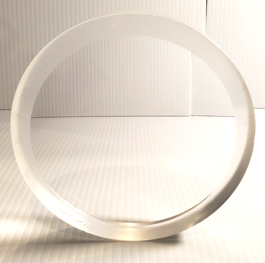 Barium Fluoride BaF2 Glass Concave Convex Optics 127mm Lens New 2nd Quality